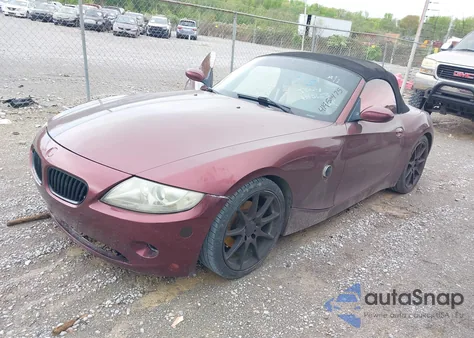 2005 BMW Z4 3.0 z USA, uszkodzony, nr VIN 4USBT53595LU10123